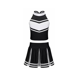 Costume Sublimation Cheerleader Jupe Tenues Strass Cheer Dance Costumes Personnalisé Sexy Cheerleading Uniformes - Product Image 2