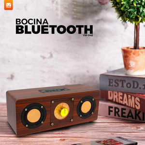 Radio Altavoz Bluetooth Recargable con Luz LED Estilo Vintage Retro - Colores Surtidos - Product Image 2