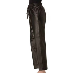New Arrival Fall Winter Spring Shinny Fashion Streetwear Casual Trousers Wide Leg Pu <b>Leather</b> <b>Pants</b> Women <b>Leather</b> <b>Pants</b> ronpex - Product Image 6
