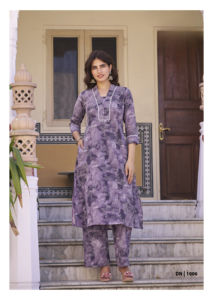 Salwar Kameez Premium Dhwaja Export para Mujer, en Algodón Grueso con Estampado Flexible, Elegante y Cómodo, Diseño Indio/Pakistaní, con Bolsillo Lateral - Product Image 5