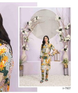 Robes pakistanaises salwar kameez lin dames robe de haute qualité salwar kameez femmes salwar kameez femmes vêtements respirants - Product Image 5