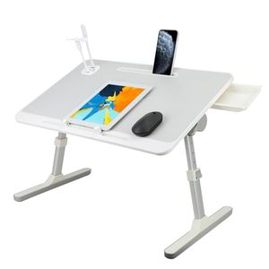 Table pliante multifonctionnelle portable pour ordinateur portable, bureau, <span class=keywords><strong>lit</strong></span>, lecture, repas, petite table pliante - Product Image 2