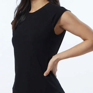 Camisetas de mujer, ropa de verano, blusas, camisetas sin mangas a la moda, camiseta recortada bordada de manga corta para mujer - Product Image 5