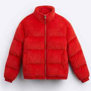 Durable padded <b>winter</b> puffer <b>jacket</b> with soft insulation breathable fabric and flexible outdoor comfort - Product Image 3