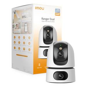 Caméra réseau RANGER Dual Pan&Tilt blanche 2304x1296 IPC S2XP 6M0WED Caméra vidéo de surveillance - Product Image 2