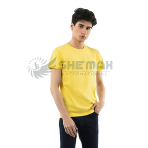 Camiseta informal de manga corta para hombre, Camiseta de cuello redondo, tela de algodón transpirable suave, perfecta para el uso diario, capas o comodidad de descanso - Product Image 6