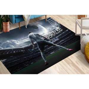 Tapis sportif pour les fans de Ronaldo, tapis imprimé motivant, tapis en chenille - Product Image 2