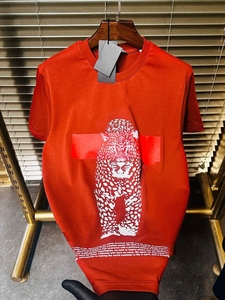 เสื้อยืดคอตตอนหนาน้ำหนัก 300GSM พิมพ์โลโก้ได้ตามต้องการ สำหรับผู้ชาย ไซส์ใหญ่ ผ้าเนื้อนุ่ม ระบายอากาศได้ดี สวมใส่สบาย เหมาะสำหรับใส่ในชีวิตประจำวันช่วงฤดูร้อน - Product Image 3