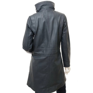 Chaquetas de Cuero Genuino con Cremallera Completa Personalizadas para Mujer, de la Mejor Calidad, con Precio de Mayoreo, las Mejores Chaquetas de Cuero para Mujer - Product Image 3