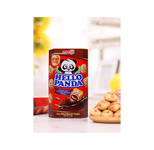 Biscuits au cacao Meiji Hello Panda 10x50g, 29g de sucre, 62,3g de glucides pour une expérience gustative sucrée et satisfaisante. - Product Image 6