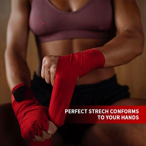 Enveloppes à main de boxe 3.5M 4.5M pour gants intérieurs Muay Thai MMA, support de poignet, protection des articulations et équipement d'entraînement - Product Image 2