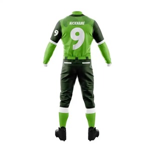 Customized Casual Sports Baseball Uniform Best Quality Custom Logo Design New Men's 100% Polyester Quick Dry Anti-Bacterial - Product Image 6