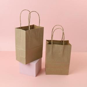 ถุงกระดาษคราฟท์เป็นมิตรกับสิ่งแวดล้อมพร้อมที่จับสีน้ำตาลขนาด S 13x8x18ซม. 20/40FT มาตรฐานจากประเทศไทย0204022 - Product Image 3