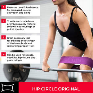 Bandes de cercles de hanche de résistance de qualité supérieure marque privée logo personnalisé prix de gros bandes de cercles de hanche - Product Image 4