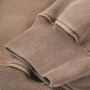 Sudadera de Otoño para Hombre, Color Sólido, Precio de Fábrica al por Mayor, MOQ Bajo, Mejor Precio, Poliéster/Algodón para Venta en Línea - Product Image 4