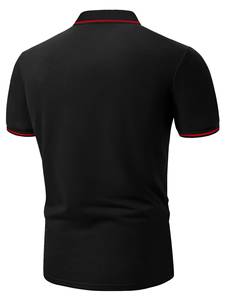 Polo uni pour hommes personnalisé Vêtements décontractés fabriqué avec un tissu de haute qualité Toutes les couleurs personnalisées disponibles - Product Image 2