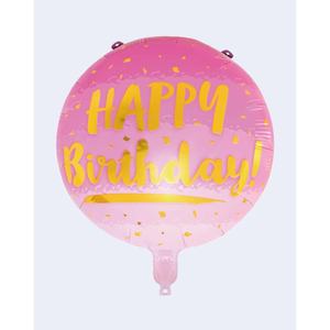 Globo de Feliz Cumpleaños de 45 cm, Decoración para Fiestas, Diseño de Mariposas - Product Image 3