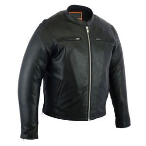 <b>Leather</b> <b>Jacket</b> Men Zipper <b>Jacket</b> Wholesale Factory Price <b>Leather</b> <b>Jacket</b> Men High Quality <b>Real</b> - Product Image 3