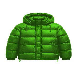 Chaqueta Acolchada Negra Unisex, Impermeable, Ecológica, Cálida, con Capucha, Ropa de Abrigo de Invierno, Estilo Casual, Reversible, Servicio OEM - Product Image 1