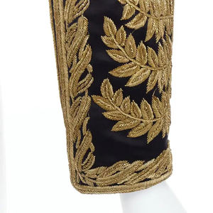 Dernière veste d'hiver avec motif solide de broderie de lingots vintage et veste brodée de service OEM à col montant - Product Image 6