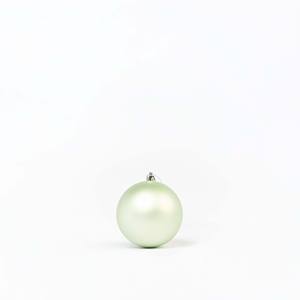 Adornos Navideños de Plástico Verde Claro con Purpurina, 4 Piezas, Bolas de 10 cm y Adornos para Árbol, Decoración Festiva - Product Image 2