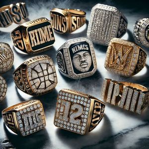 Hip Hop Customize Moissanite Brilliant Cut 18K Gold Filled IGI Certified Luxury Women's Trendy Ring Jewelry - Product Image 1