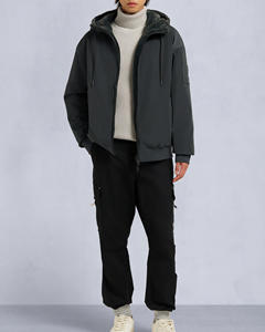 Sweat à capuche zippé décontracté de qualité supérieure pour homme, streetwear d'hiver, léger, ajustable, coupe moderne - Product Image 3