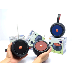 Altoparlante Bluetooth portatile rotondo a energia solare con Radio FM, USB, Slot SD per dispositivi universali per telefoni cellulari - Product Image 6