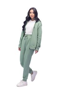 Vente en gros Logo personnalisé Veste à capuche en pierre avec fermeture éclair pour hommes Manteau d'hiver en pierres brillantes brodées avec fermeture éclair - Product Image 6