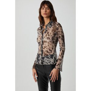 Chemise moulante en tulle transparente pour femme Caitlin de GRIMELANGE - Product Image 4