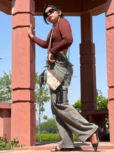 กระเป๋าถือหนังแบบมีพู่ที่คาดผมทำจากหนังขนเครื่องมือสำหรับผู้หญิงกระเป๋าคาดลำตัวหนังสีสันสดใสมีขนาดพอเหมาะ - Product Image 5