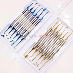 Premium 6 pièces enduit dentaire Composite remplissage Medic Instruments ensemble réparateur cavité dentaire remplissage façonnage contour - Product Image 5