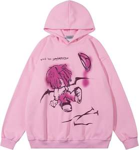 Sweat à capuche décontracté surdimensionné Hip Hop Streetwear pour homme y2k Pull à capuche gothique - Product Image 1