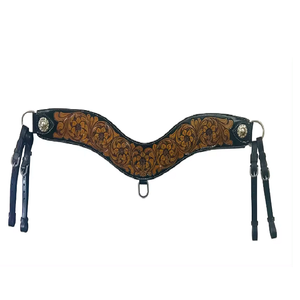 ปลอกคอหนังคุณภาพสูงคอเสื้อหน้าอกแกะสลักและเครื่องมือแบบตะวันตกดีไซน์ล่าสุด - Product Image 3