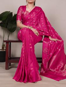 Venta caliente Roop Silk con Zari Weaving Saree Fabricante y proveedor de Surat a tarifa mayorista - Product Image 3