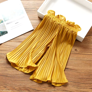 Produttore oem logo personalizzato accettabile per ragazze pantaloni all'ingrosso all'ingrosso a basso prezzo estivo casual di mezza età <span class=keywords><strong>abbigliamento</strong></span> per bambini - Product Image 4