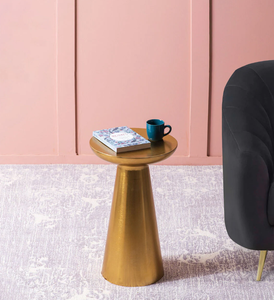 Table d'appoint LUXE en métal doré de haute qualité pour le salon et la boisson au café autres prix de gros - Product Image 2