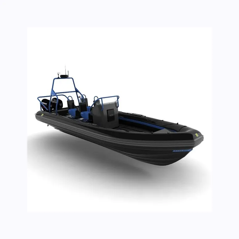 Penjualan terlaris RIB 480 16ft semi-kaku serat kaca/aluminium RIB perahu/PVC perahu karet