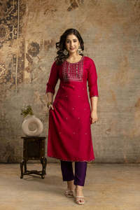 New Arrival 2025 Women's Pure Cotton <b>Kurta</b> Pant Dupatta Set Latest Girls Kurti Design with Pant Kameez 3-Piece <b>Dress</b> - Product Image 5
