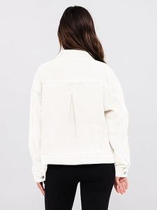 Venta al por mayor de fabricación personalizada chaquetas de mezclilla Unisex invierno cremallera Casual con capucha de calidad premium Crop Top Jeans chaqueta de mezclilla - Product Image 5