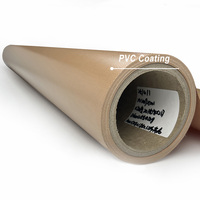 Rouleau de bâche en PVC marron 450 g/m², bâche en PVC 450 g, bâche en PVC 1000 deniers, imperméable avec tissu en PVC 450 g/m pour les housses de tente