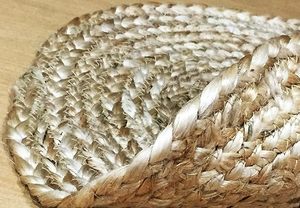 Toi Shine, manteles individuales trenzados de yute hechos a mano, mesa de comedor, decoraciones navideñas para bodas, reuniones familiares, fiestas, diseño Glam - Product Image 6