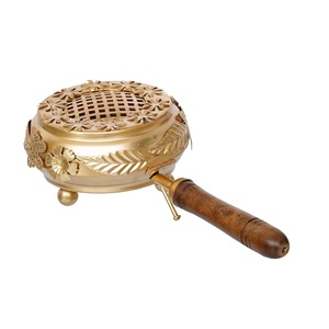 Brûleur d'encens en laiton de luxe fait main de haute qualité, vente en gros, porte-encens Garance, décoration d'intérieur, artisanat personnalisé, écologique - Product Image 6