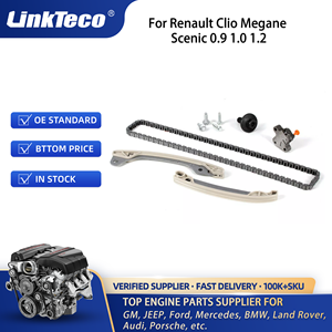 Linkteco Auto moteur pièces Kit de chaîne de distribution adapté pour <span class=keywords><strong>Renault</strong></span> Clio Megane scénic <span class=keywords><strong>Twingo</strong></span> 0.9 1.0 1.2 H4B H5F 130706994R 130853566R - Product Image 2