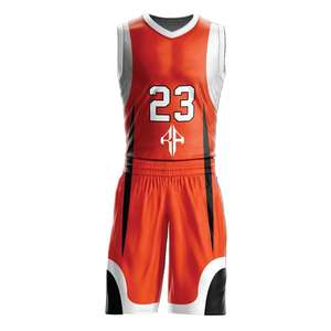 Precios baratos de los hombres de la sublimación Conjuntos de baloncesto al por mayor de alta calidad 100% Material de poliéster para los hombres - Product Image 5