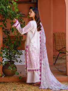 Nuevo diseño pesado bordado algodón Lino paquistaní Salwar Kameez vestido para mujeres indio paquistaní vestidos casuales de Pakistán - Product Image 3