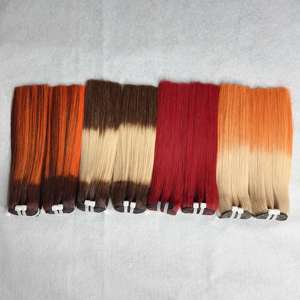 Extensiones de Cabello Liso Natural en Paquetes, Precio al por Mayor, Cabello Humano 100% Natural con Cutícula Alineada y Doble Trama - Product Image 2