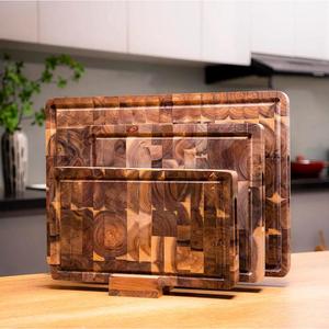 ชุดเขียงไม้อะคาเซียขนาดเล็กกลางขนาดใหญ่กระดานตัดอเนกประสงค์ - Product Image 1