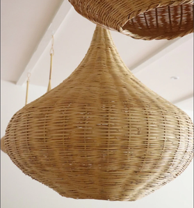 Lámpara Colgante de Mimbre de Bambú Hecha a Mano Estilo Boho para Hogar, Cafetería, Restaurante - Product Image 1