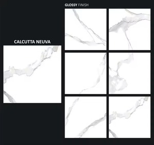 Carrara Silk 800x800mm Porcelain 80x80cm Polished Tiles Luxury Bathroom Gabon Interior Ceramic Tile - Product Image 4